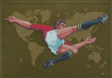 #13 Golden Sticker Panini, 2015-16 Panini FIFA 365 The Golden World of Football Stickers