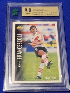 1995 Upper Deck # 63 Enzo Francescoli Graded