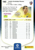 #183 Andres Fernandez - SD Huesca, 2020-21 Panini Megacracks LaLiga Santander