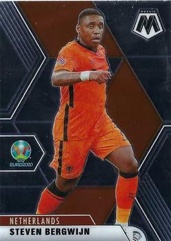 #144 Steven Bergwijn - Netherlands, 2021 Panini Mosaic UEFA EURO