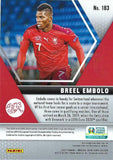 #183 Breel Embolo - Switzerland, 2021 Panini Mosaic UEFA EURO