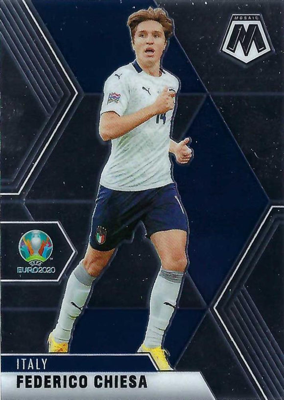 #140 Federico Chiesa - Italy, 2021 Panini Mosaic UEFA EURO