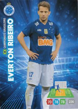 #140 Everton Ribeiro - Cruzeiro EC, 2014 Panini Campeonato Brasileiro Adrenalyn XL