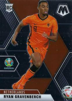#148 Ryan Gravenberch - Netherlands, 2021 Panini Mosaic UEFA EURO (Rookie Card)