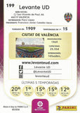 #199 Escudo - Levante, 2020-21 Panini Megacracks LaLiga Santander