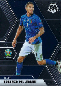 #136 Lorenzo Pellegrini - Italy, 2021 Panini Mosaic UEFA EURO