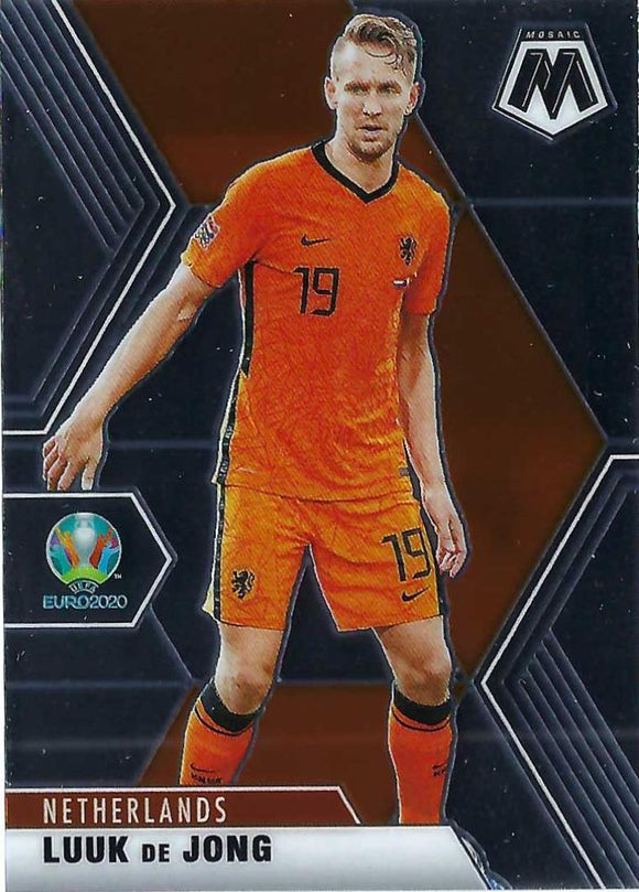 #145 Luuk de Jong - Netherlands, 2021 Panini Mosaic UEFA EURO