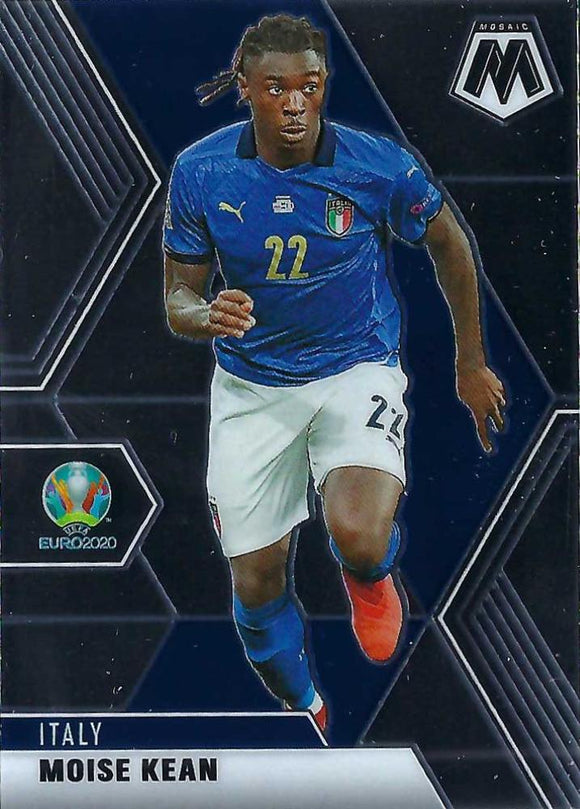 #135 Moise Kean - Italy, 2021 Panini Mosaic UEFA EURO