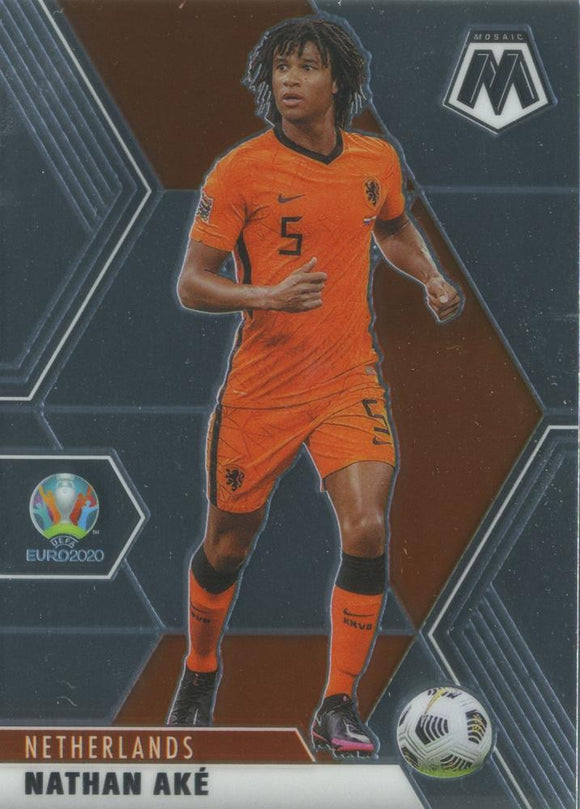 #143 Nathan Ake - Netherlands, 2021 Panini Mosaic UEFA EURO