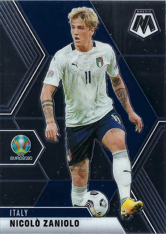 #139 Nicolo Zaniolo - Italy, 2021 Panini Mosaic UEFA EURO